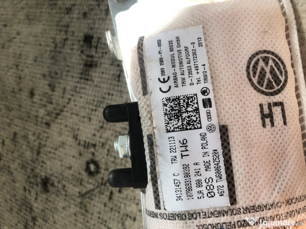Airbag scaun stanga fata Skoda RAPID 2013
