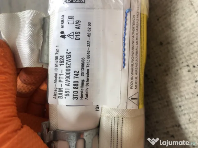 Airbag cortina dreapta Skoda Superb 2 2.0 Motorina 2014