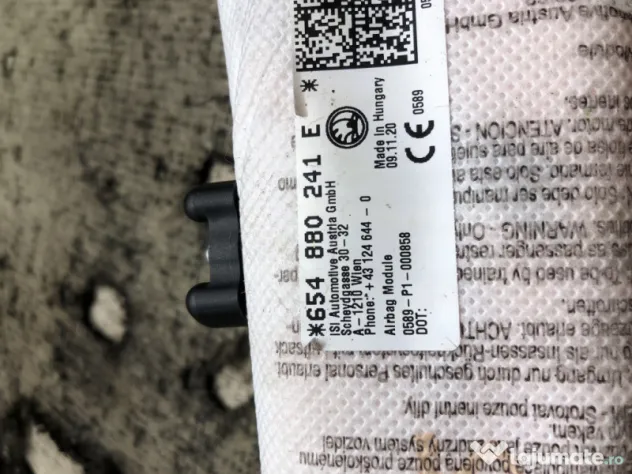Airbag scaun stanga fata Skoda Scala 2020