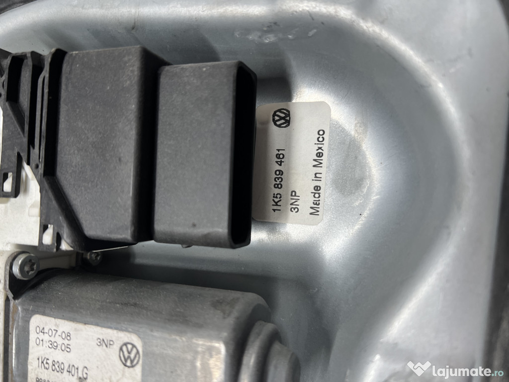 Macara geam stanga spate Volkswagen Jetta 2008
