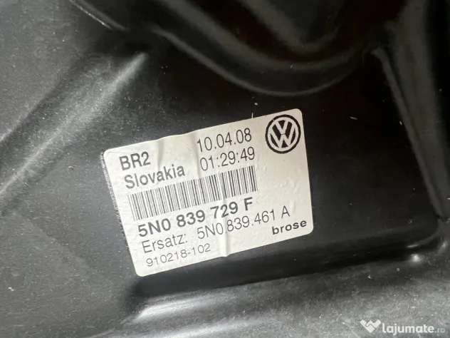 Macara geam stanga spate Volkswagen Tiguan 2008