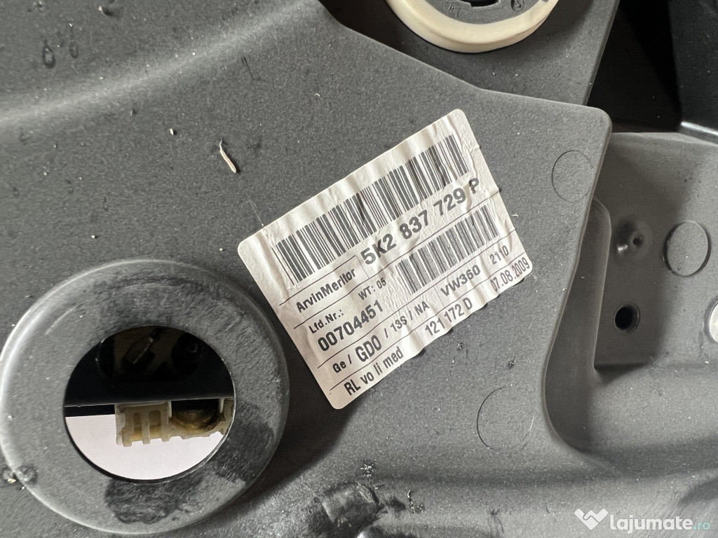 Macara geam stanga fata Volkswagen Golf 6 2009