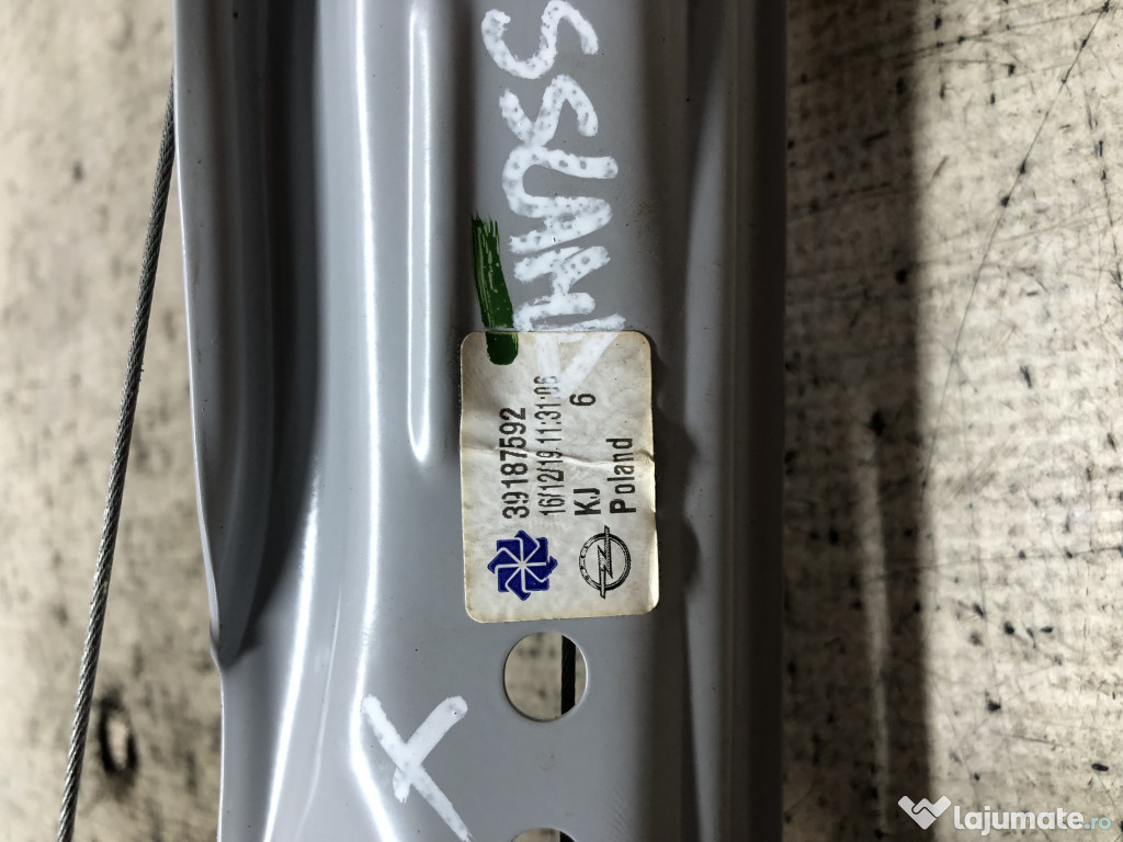 Macara geam dreapta spate Opel Crossland X 2018