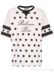 Balmain Paris Signature Stars T-shirt oversize 