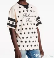 Balmain Paris Signature Stars T-shirt oversize 
