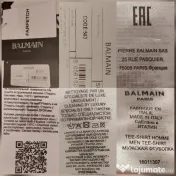 Balmain Paris Signature Stars T-shirt oversize 