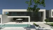 Casa de lux moderna cu 12 camere si piscina - Design minimal 