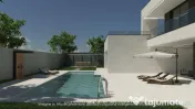 Casa de lux moderna cu 12 camere si piscina - Design minimal 