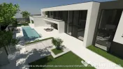 Casa de lux moderna cu 12 camere si piscina - Design minimal 