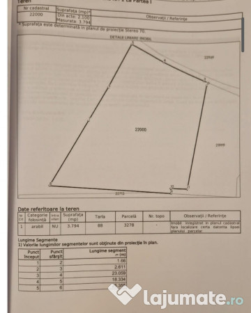 Teren cu suprafața de 5100mp amplasat într-o zonă superbă de munte