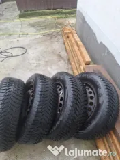 Anvelope 195 65 15 Goodyear cu jante 