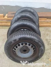 Anvelope 195 65 15 Goodyear cu jante 
