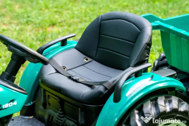 Tractoras electric Kinderauto 1804 2x45W 12V remorca basculabila