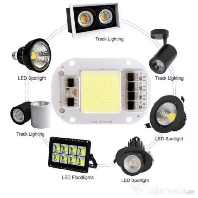 Led chip tip COB 50w