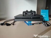 Consola PlayStation 4 Black 500Gb Slim (f. putin folosita, ca noua)