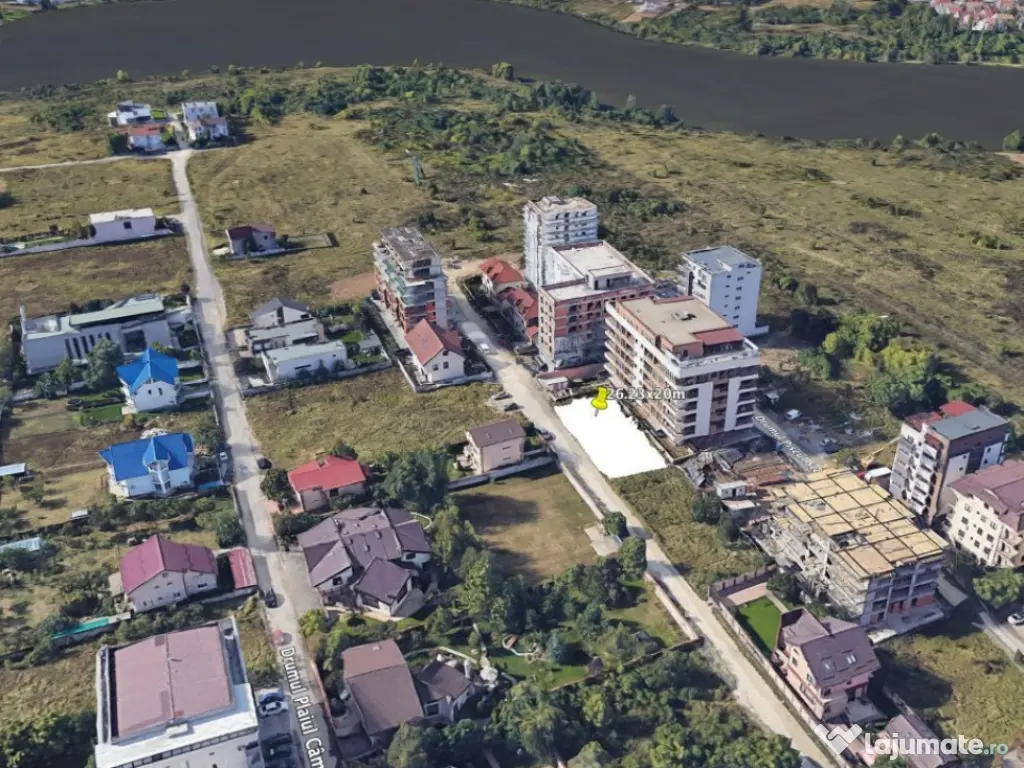 Teren Sisesti 523 mp S+P+5E - Asfalt - Utilitati