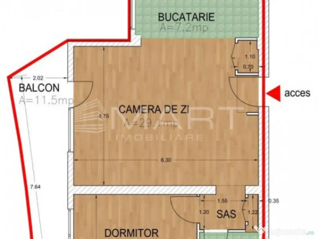 Apartament 2 camere la cheie 59mp Mihai Viteazul 