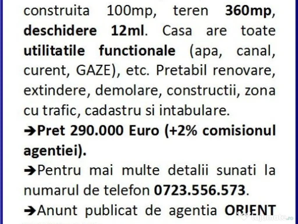 Bratianu, Kaufland, casa, vanzari Constanta