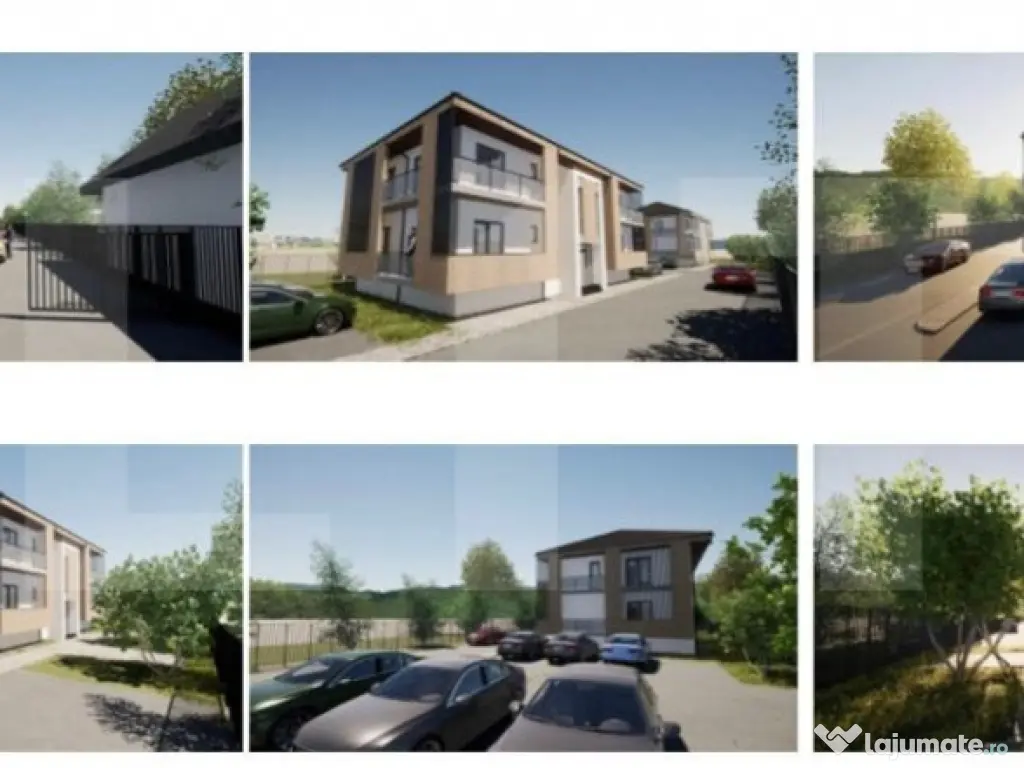 Apartament 3 camere 51 mp, curte privata, parcare, zona case