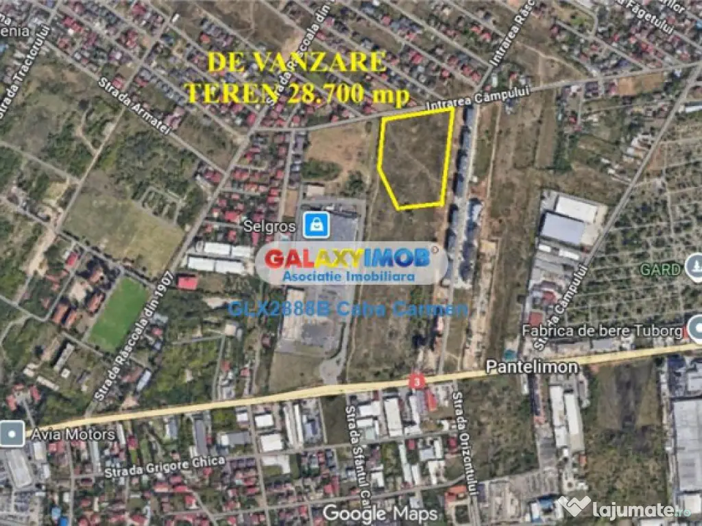 De teren Oras Pantelimon