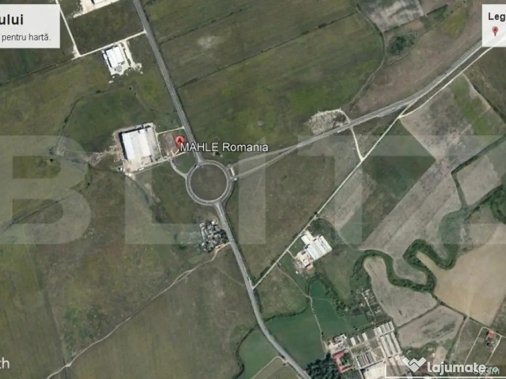 PREȚ REDUS! Teren cu suprafață de 69400 mp, toate utilit?