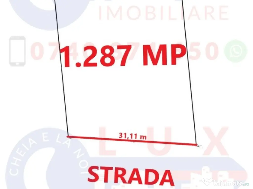 ID 7767 Lot teren in Zona Baltag