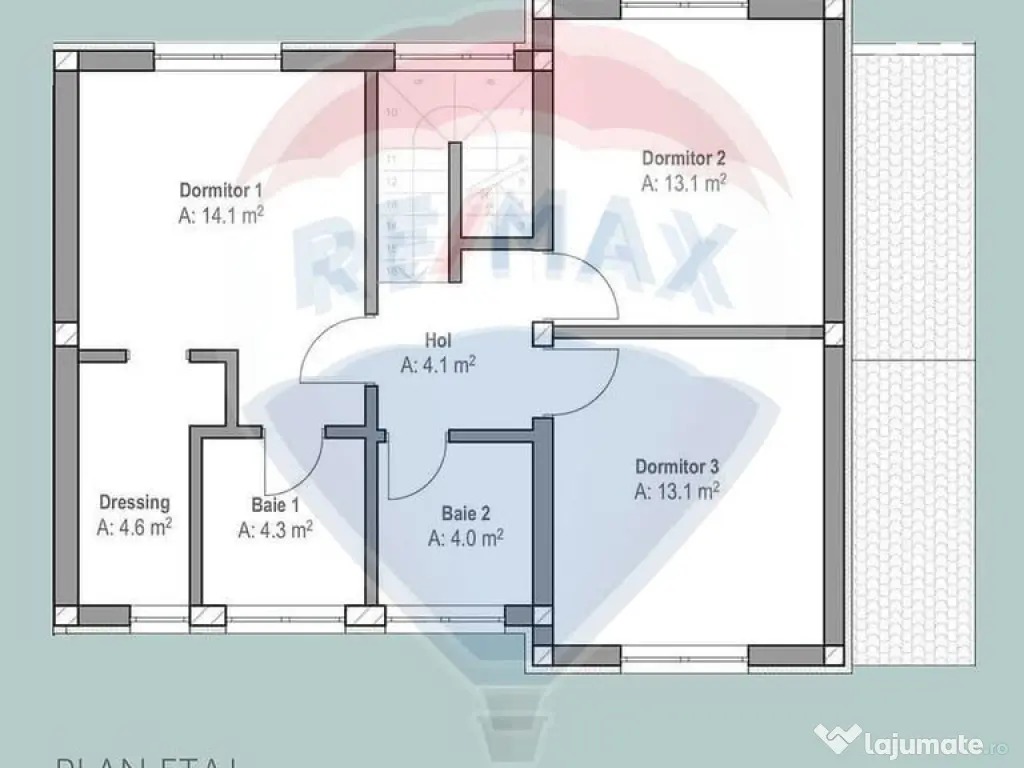 Casa într-un complex nou de 6 case înșiruite, 4 camere... 