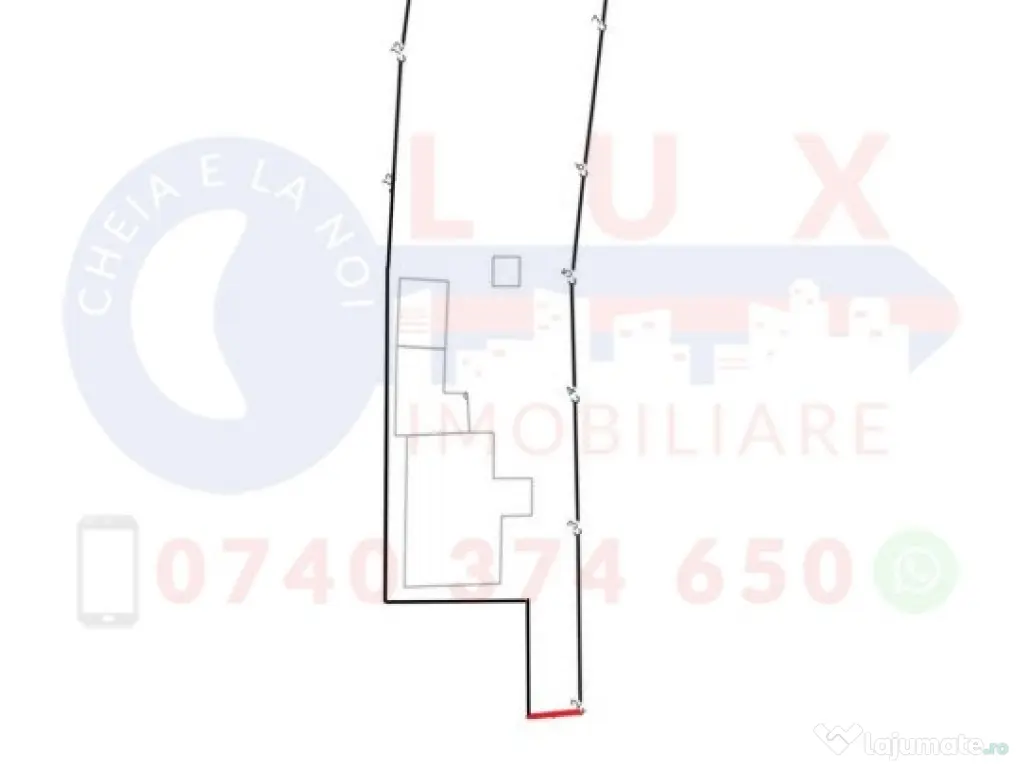 ID 6587 Teren pentru casa - 748 m.p.