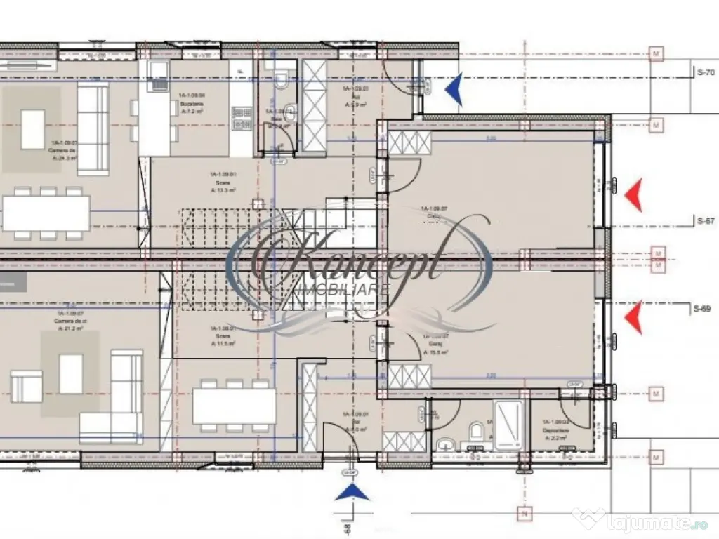 Duplex finisat, eficient termic