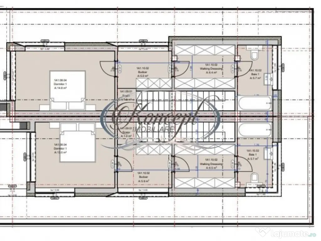Duplex finisat, eficient termic
