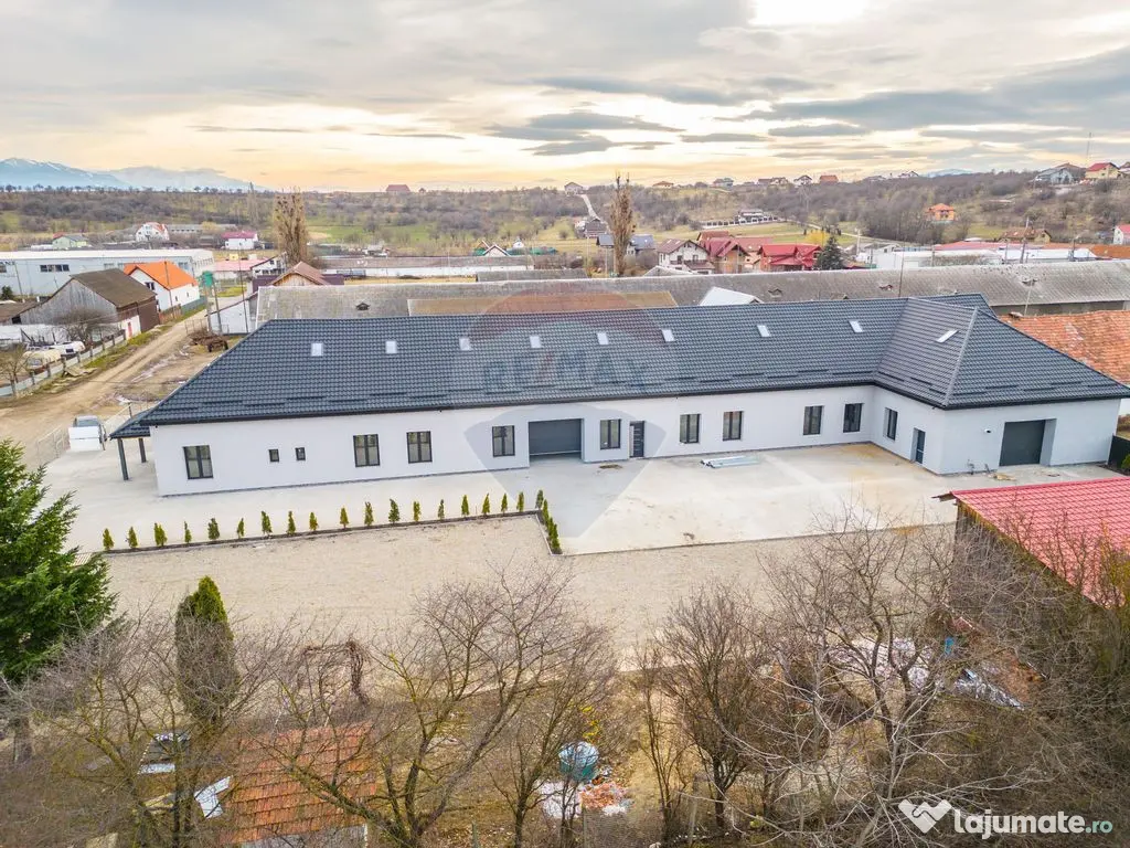 Hala moderna si incalzita | curte betonata | 2 niveluri |... 