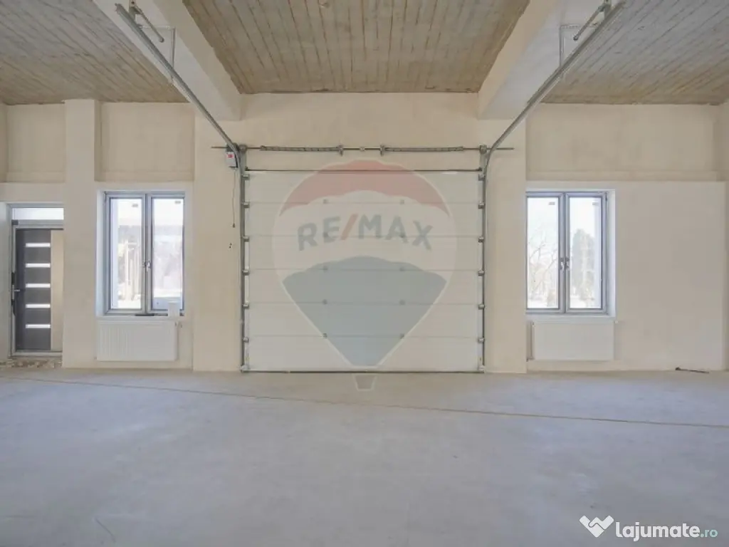 Hala moderna si incalzita | curte betonata | 2 niveluri |... 