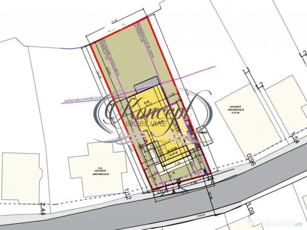 Teren cu autorizatie de construire in Dambul Rotund