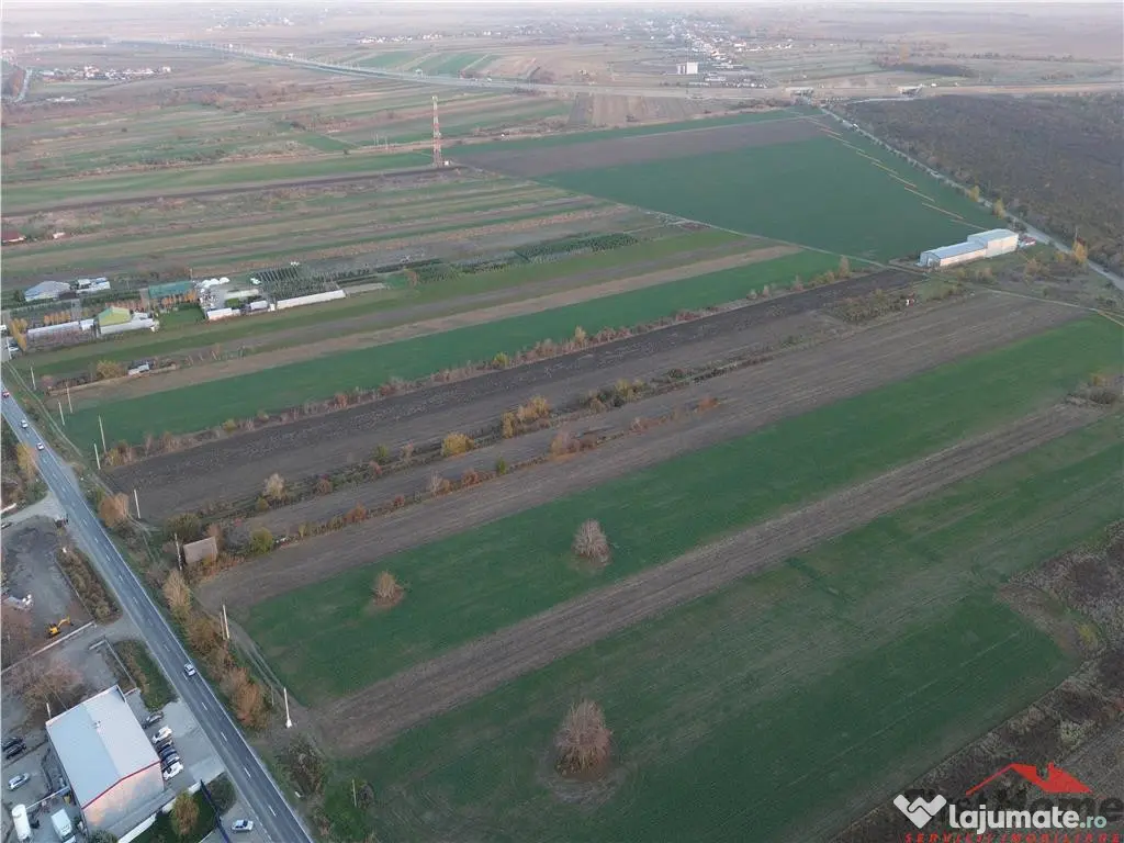 Teren 10.450 mp, D=28 ml, langa AUTOSTRADA A7 