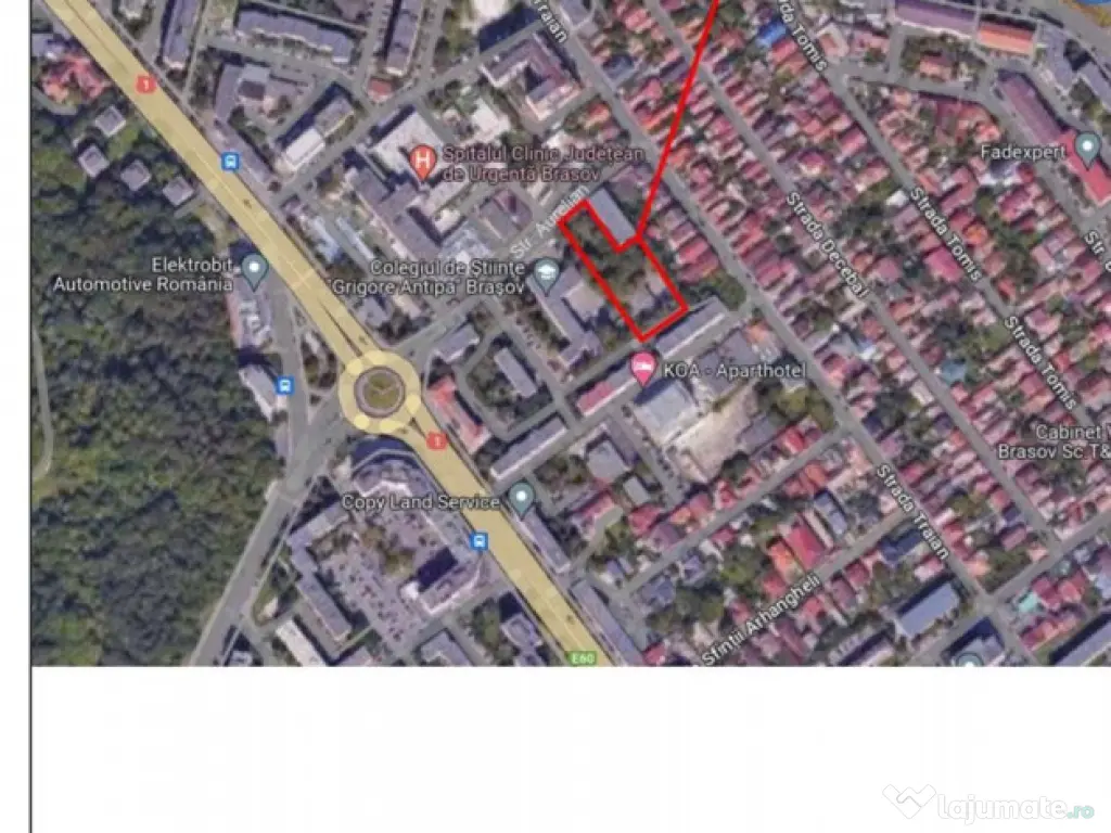 Teren intravilan construibil , zona Spitalul Judetean 