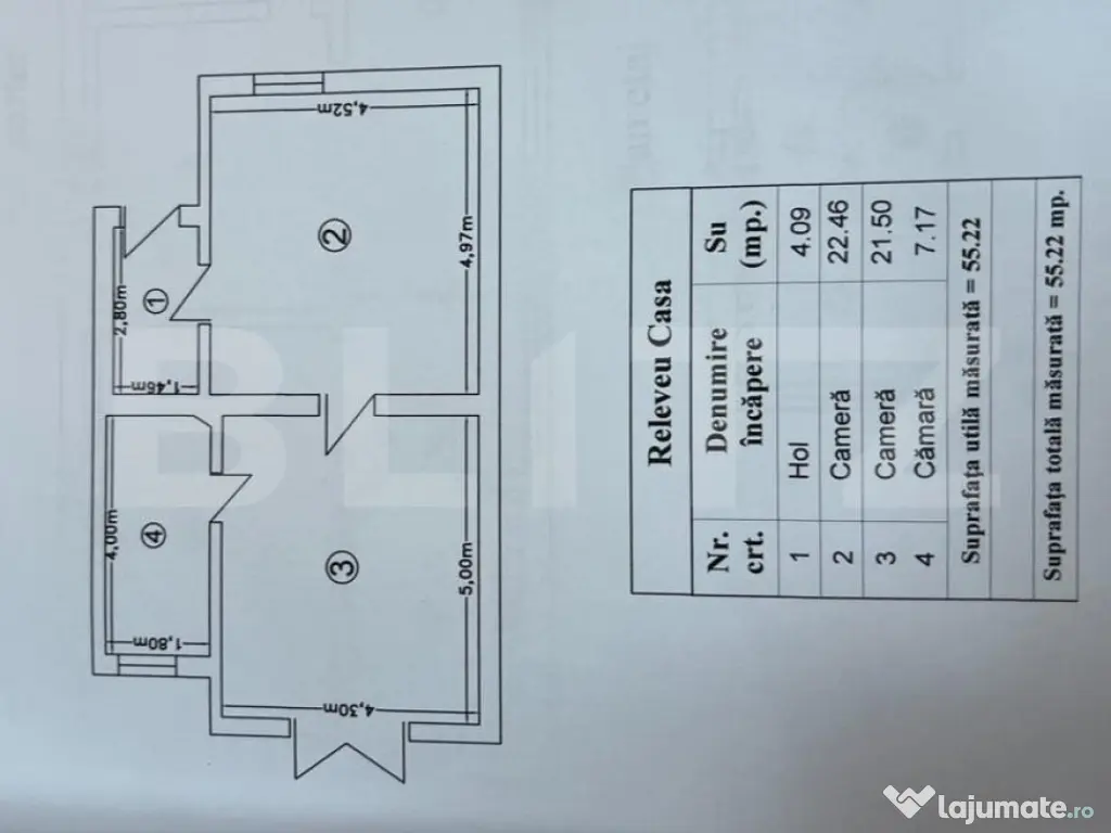 Sediu de firma și casa – Aproape de Stadionul Olimpia