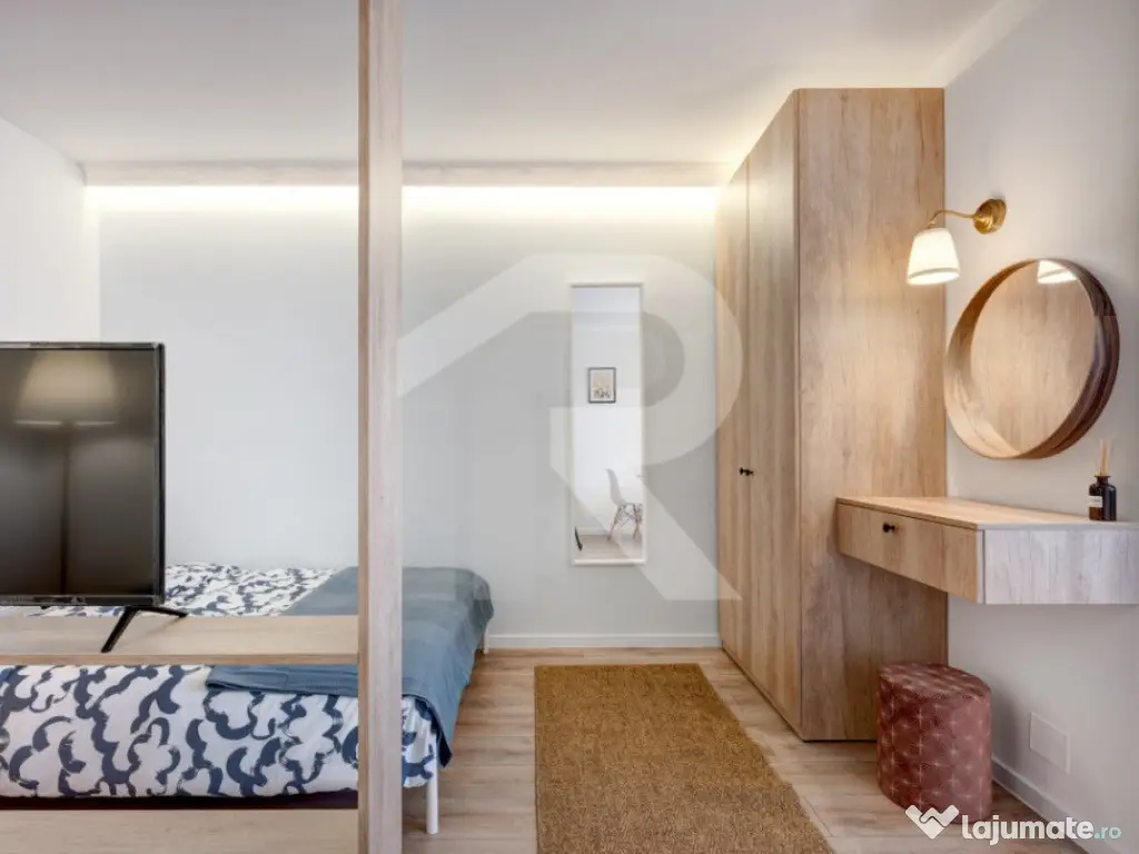Garsoniera Turnu Măgurele etaj 6/9, mobilata-utilata, prima 