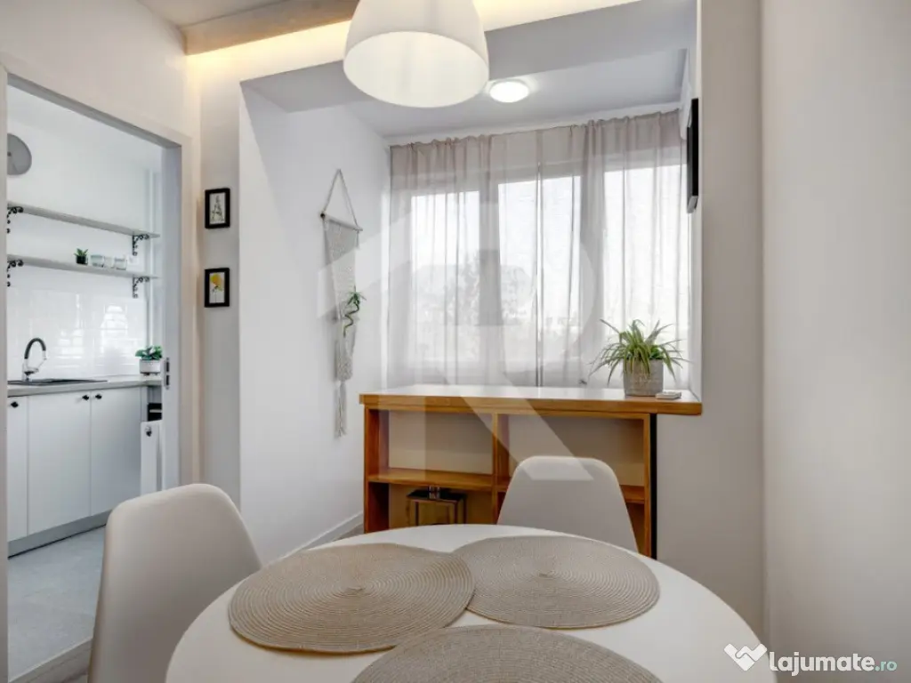 Garsoniera Turnu Măgurele etaj 6/9, mobilata-utilata, prima 