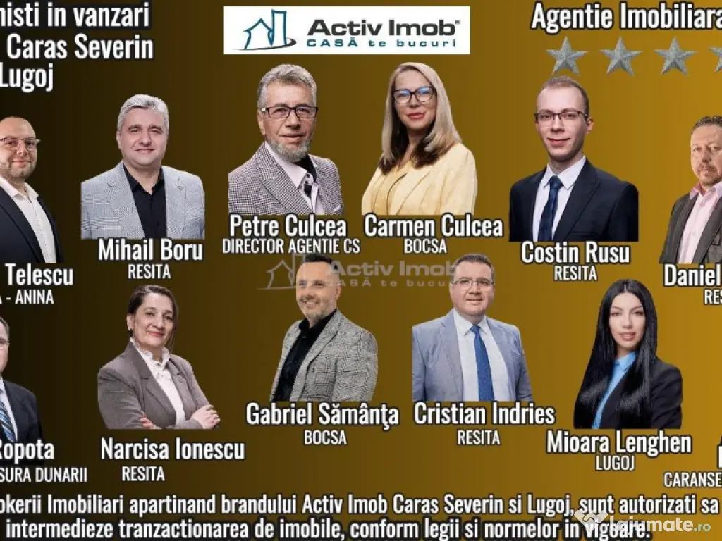 Resita, 3 Cam.Conf.1 sporit, Decom. Lunca 