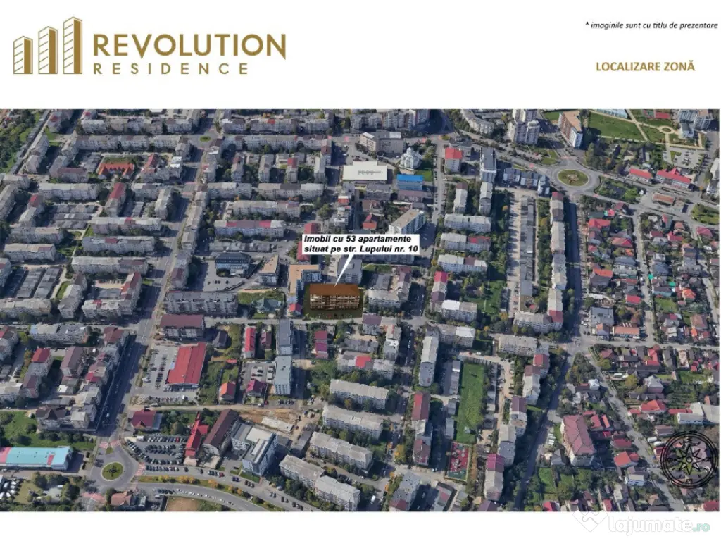 COMISION 0% - Ap. 2 camere - str. Lupului nr 10, Baia Mare 