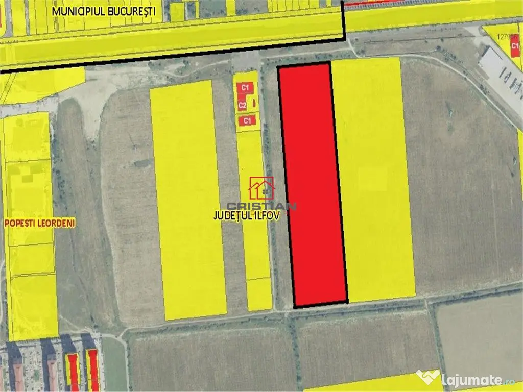 Teren Popesti Leordeni - Splaiul Unirii, ILFOV 