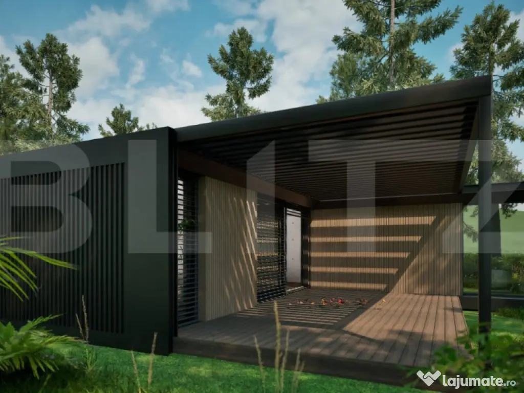 Casa pasiva certificabila, de vanzare, 2 camere, 73,90 mp, B