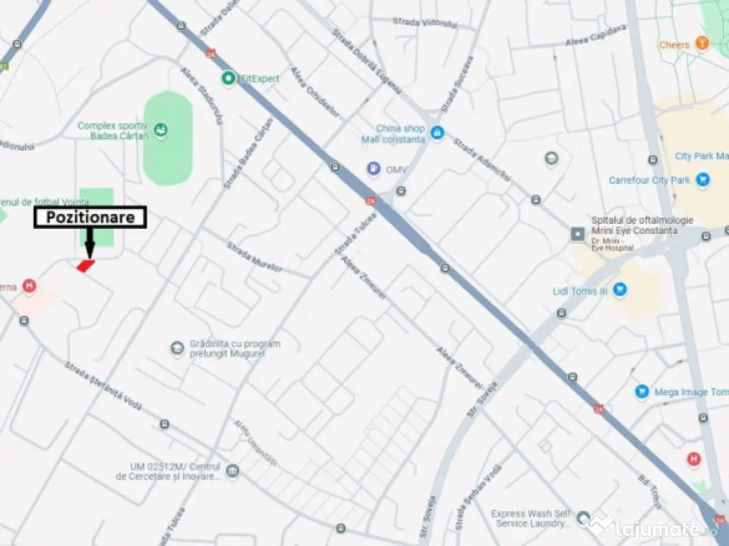 Tomis Nord – Teren 423mp deschidere 18,53m COMISION 0%