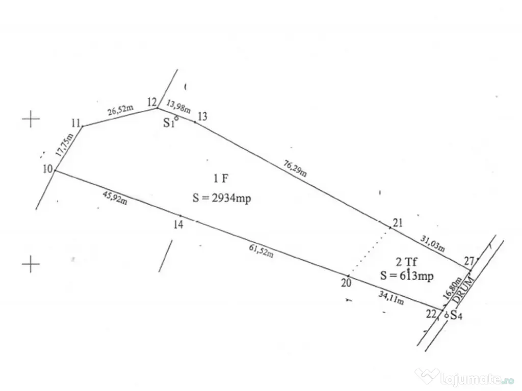 Provita de Jos - teren extravilan 3574 mp