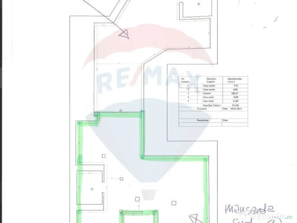 Casă D+P+E+M | 827 mp utili, 5 locuri parcare, Regina Maria 
