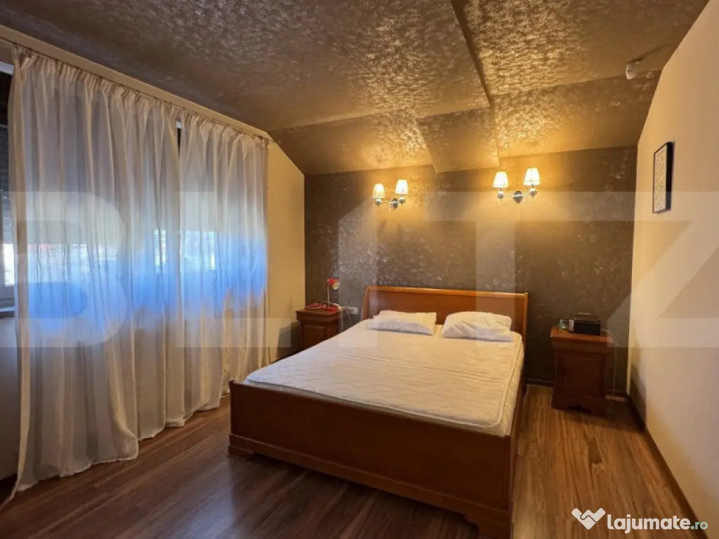 Casă primitoare P + E, 183 mp, toate utilitățile, 588 mp