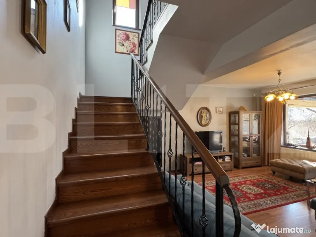 Casă primitoare P + E, 183 mp, toate utilitățile, 588 mp