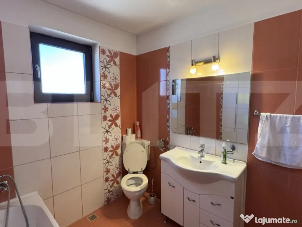 Casă primitoare P + E, 183 mp, toate utilitățile, 588 mp