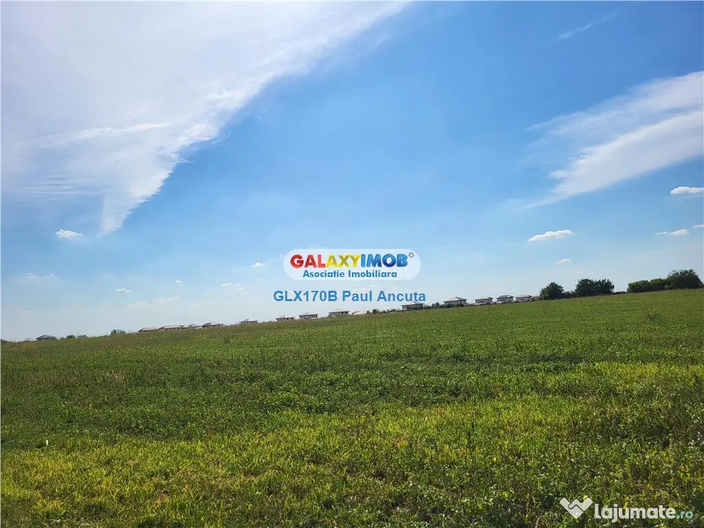 Teren Balotesti 10300 mp acces la 2 strazi cu toate utilita 