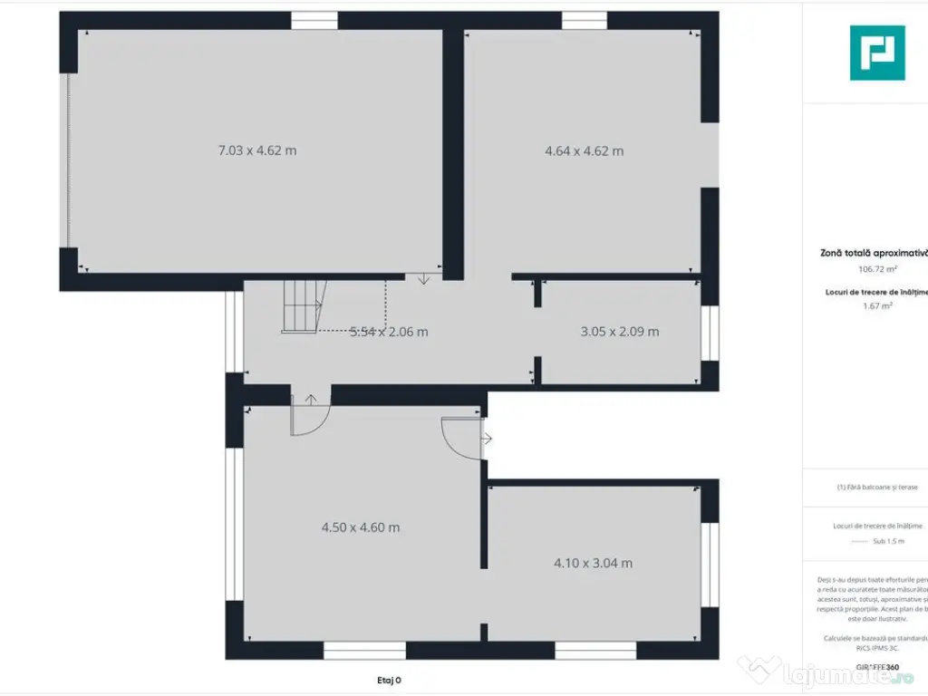 Casă la roșu în localitatea Almaș, Arad. 